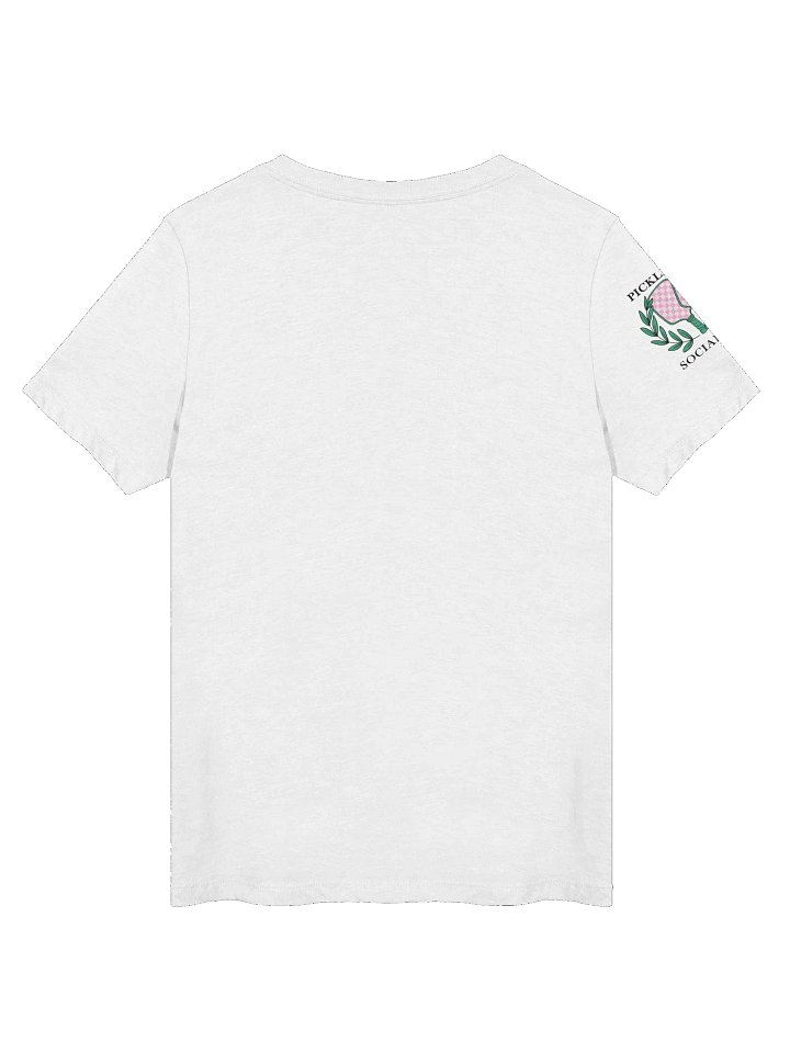 Checkered Pickleball Paddles Women's V-Neck Tee product image (2)