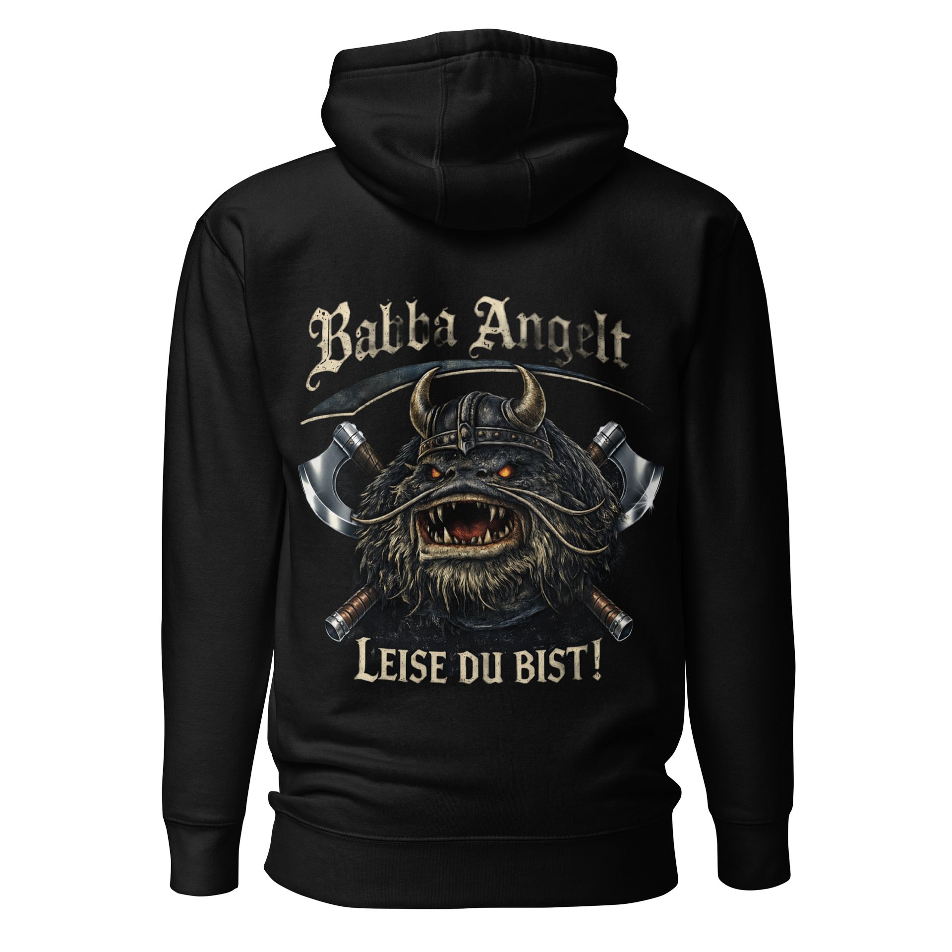 🔥 Fierce Angler – Unisex Premium Hoodie (Rückenprint) product image (1)