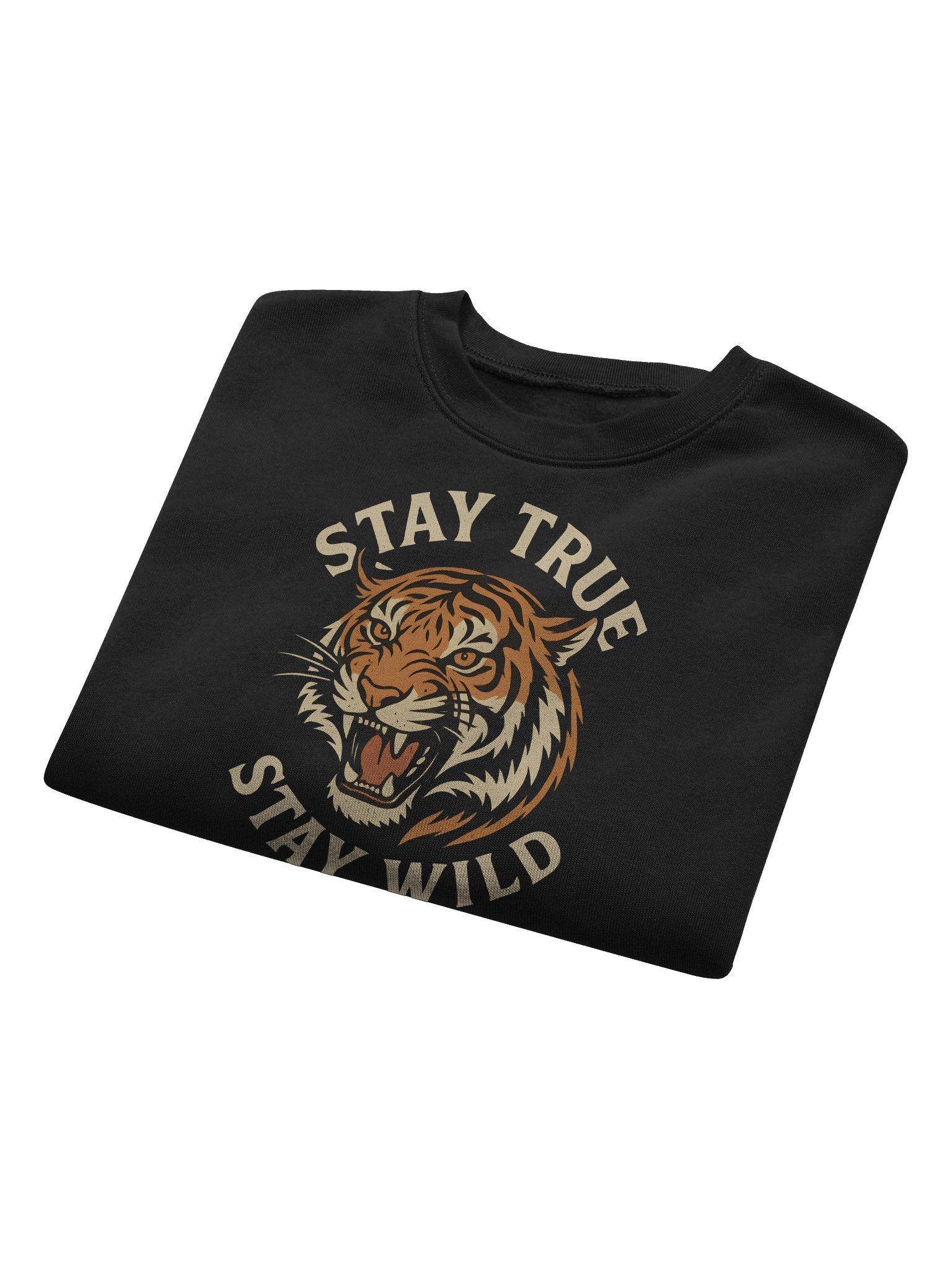 "Stay True, Stay Wild" Crop Sweatshirt product image (8)