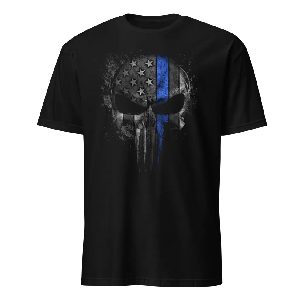 Thin Blue Line Skull product image (1)
