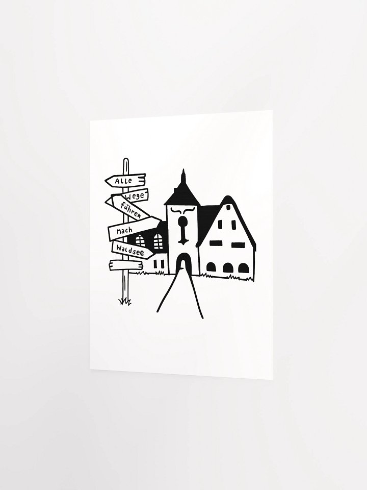 Alle Wege führen nach Waldsee poster product image (6)