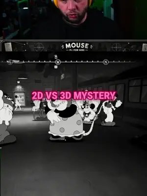 wait, why are the people 2d? #mousepiforhire #gaminglogic #indiegame #glitch