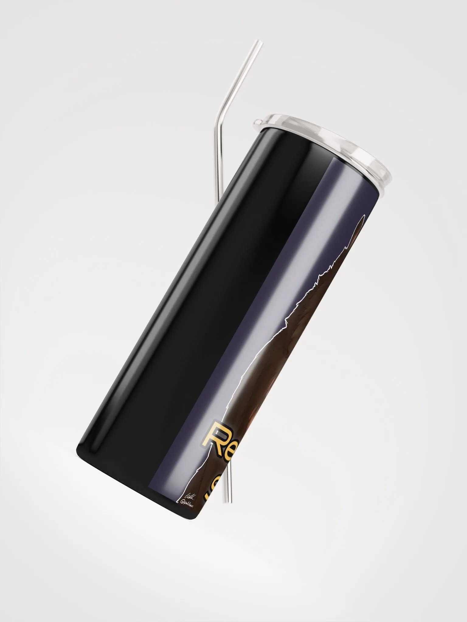 Renegade's Shadow Tumbler with Straw product image (4)