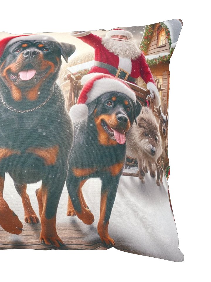 Rottweiler Santa Paws Festive Pillow product image (4)