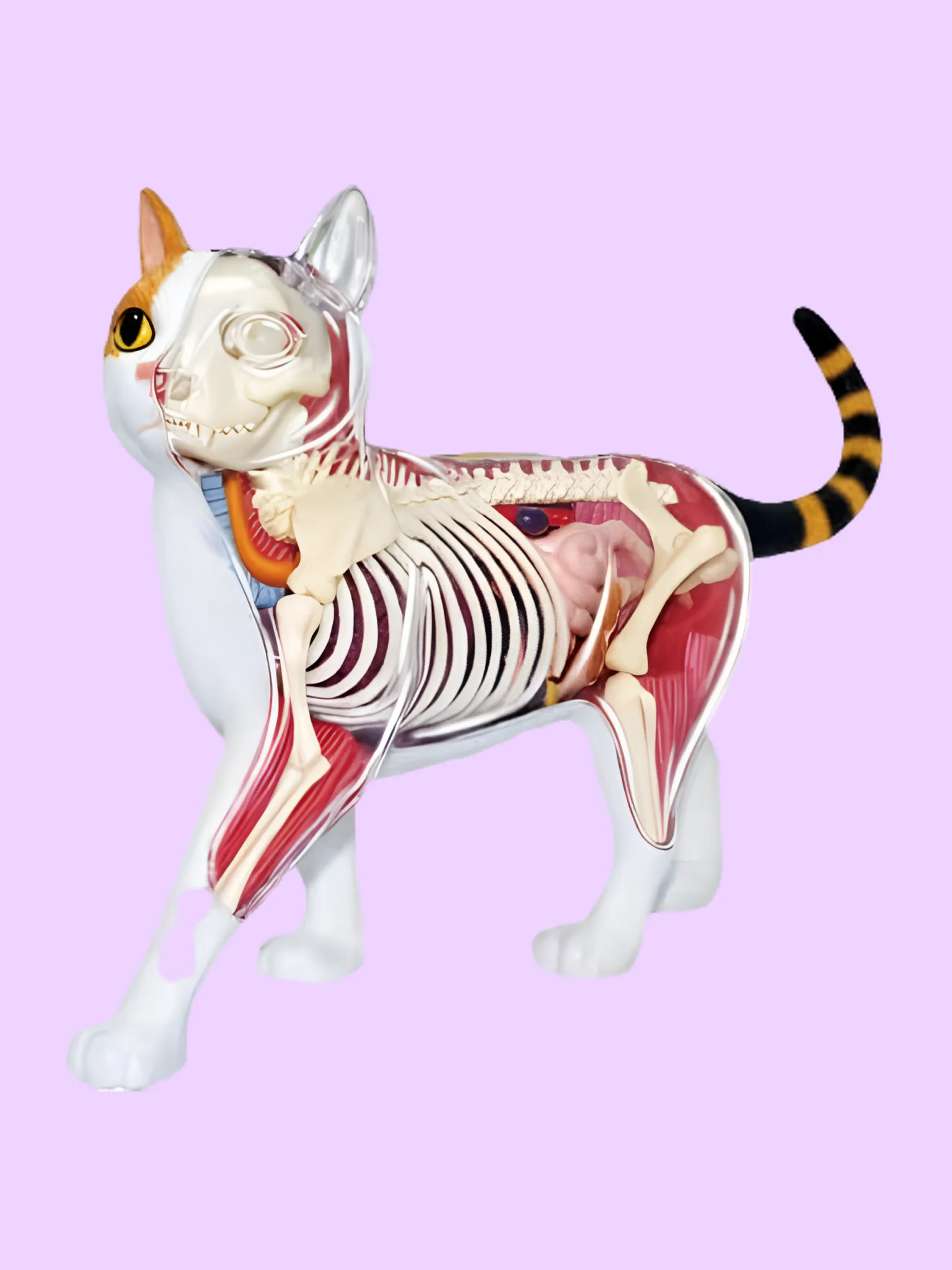 Calico Cat Anatomy Model with Detachable Organs (28 Parts) product image (1)