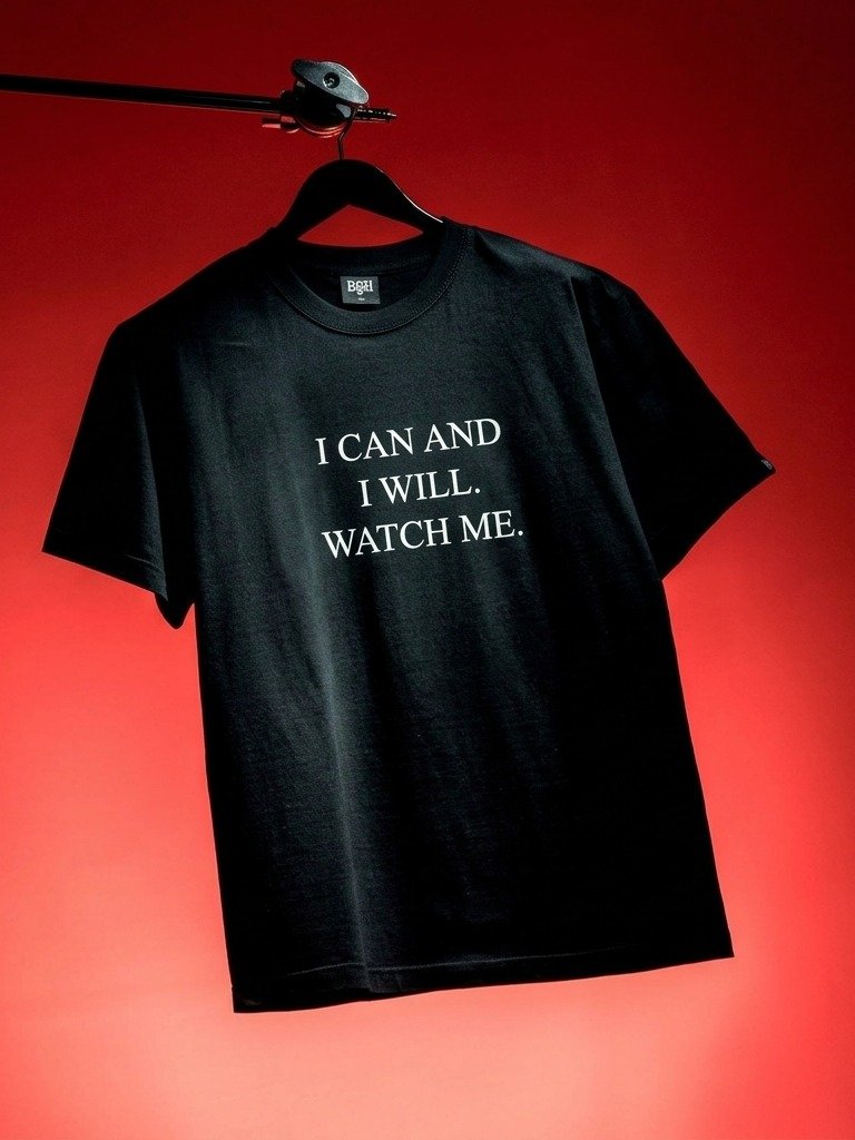 I Can and I Will Bold Motivation Tee product image (5)