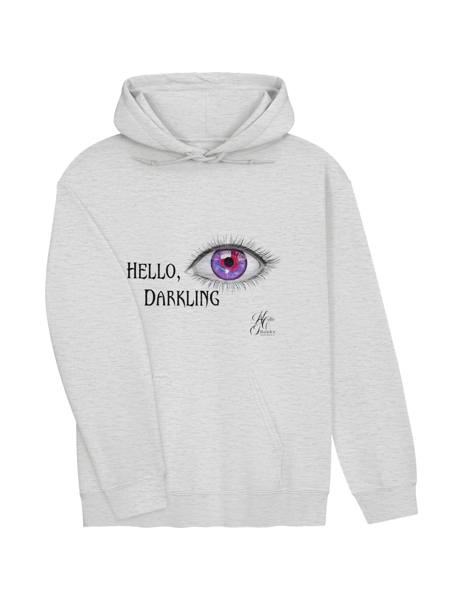Wake Me With a Wicked Kiss — Hello, Darkling Ash Gray Hoodie product image (3)