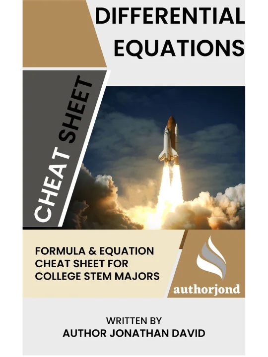 The Ultimate Cheat Sheet for STEM Majors | Differential Equations product image (1)