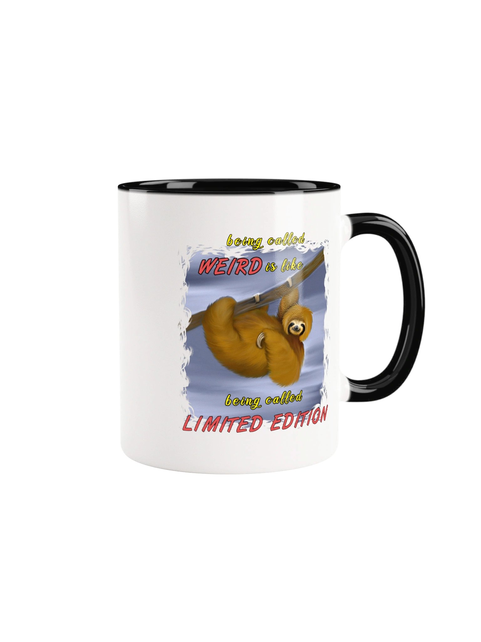 Sloth "LIMITED EDITION" Ceramic Mug with Color Inside product image (1)
