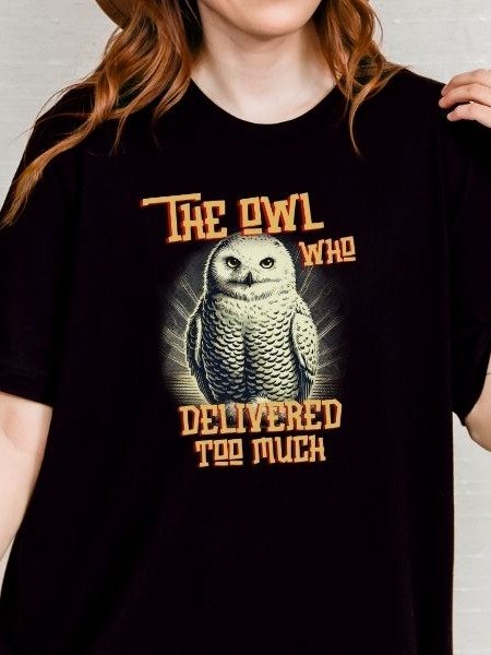 Magical Owl Funny Vintage Pulp Mystery Harry Potter Shirt product image (6)