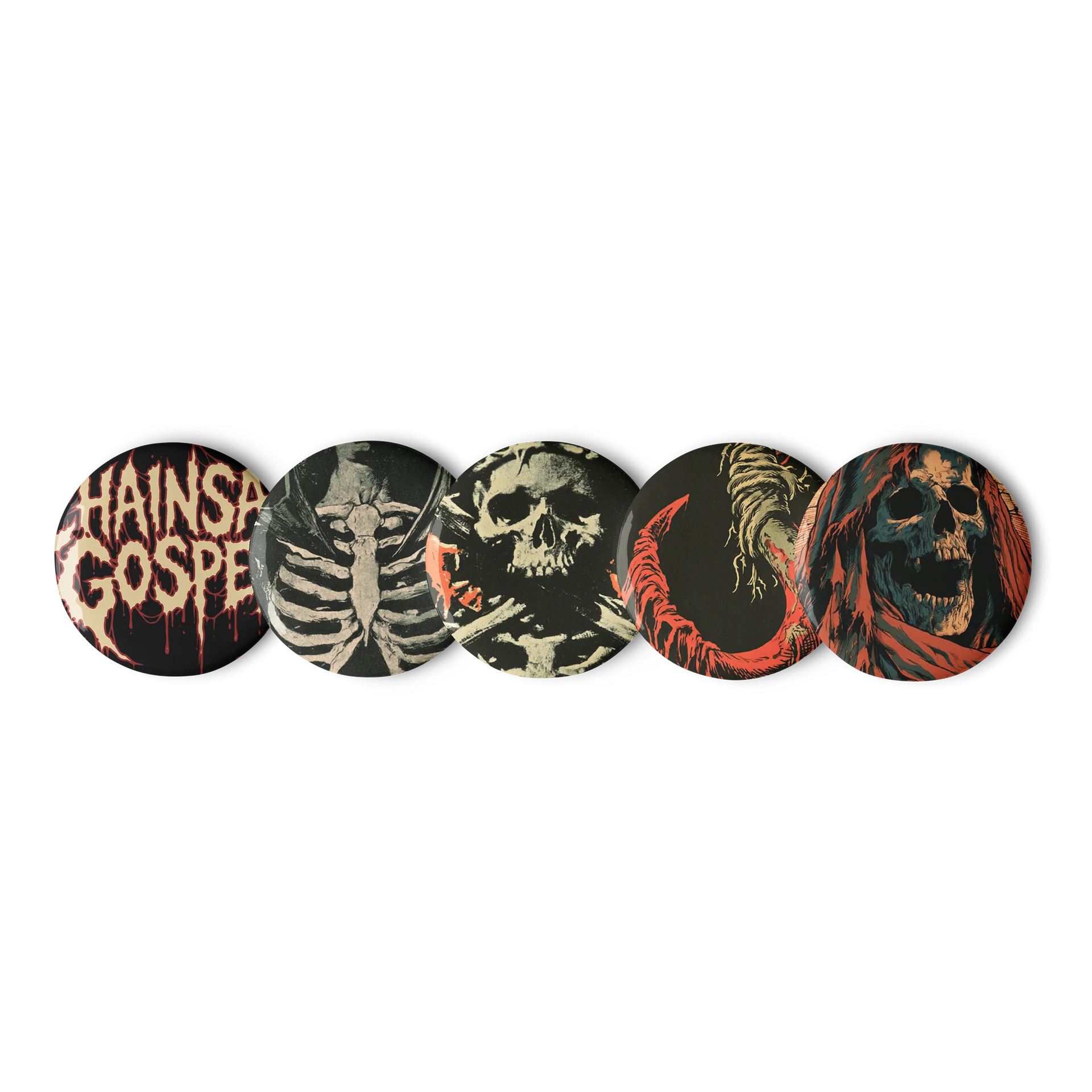 CHAINSAW GOSPEL — 5-Pin Button Set product image (1)