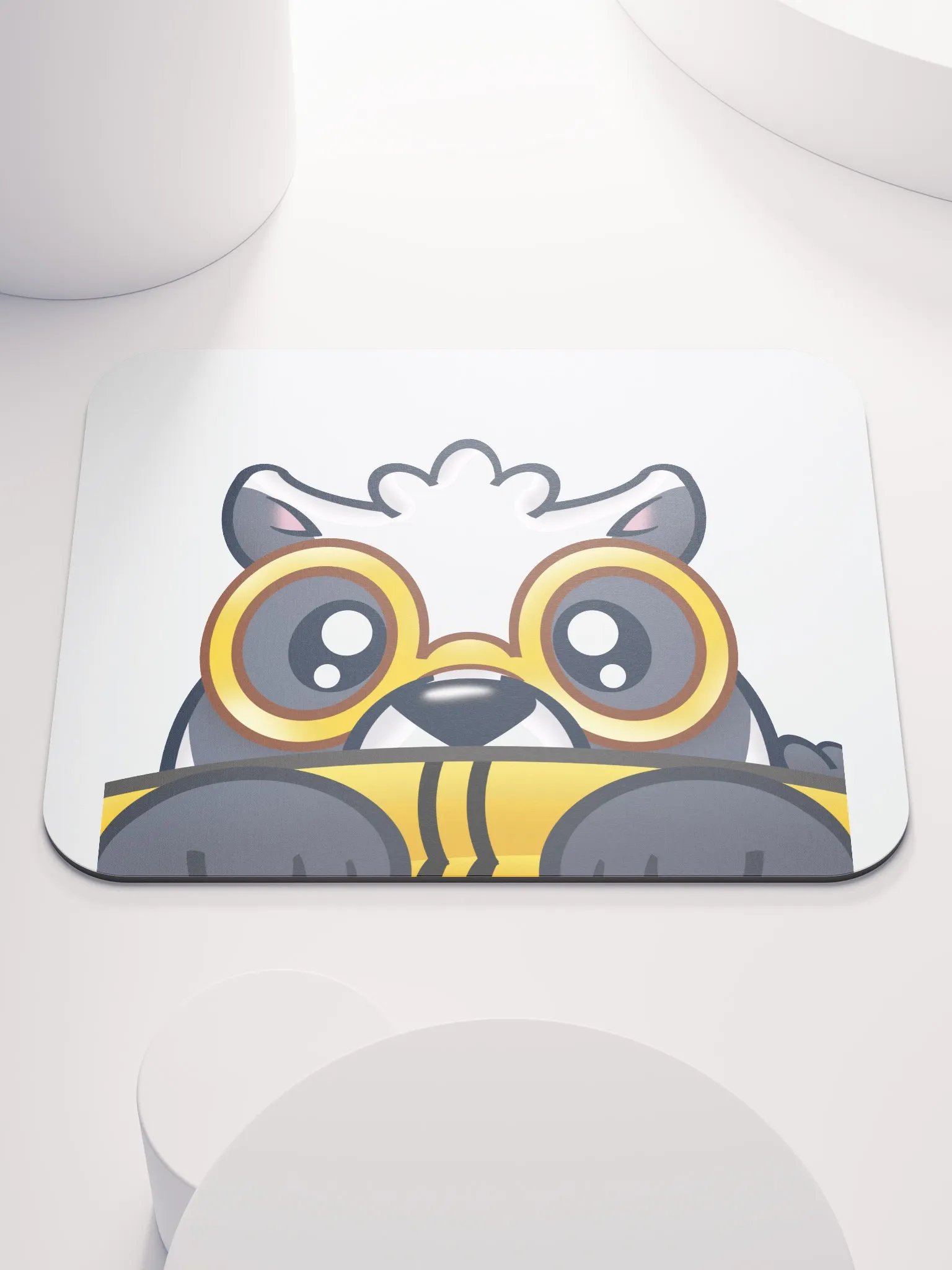 Lurking badger mouse pad product image (1)