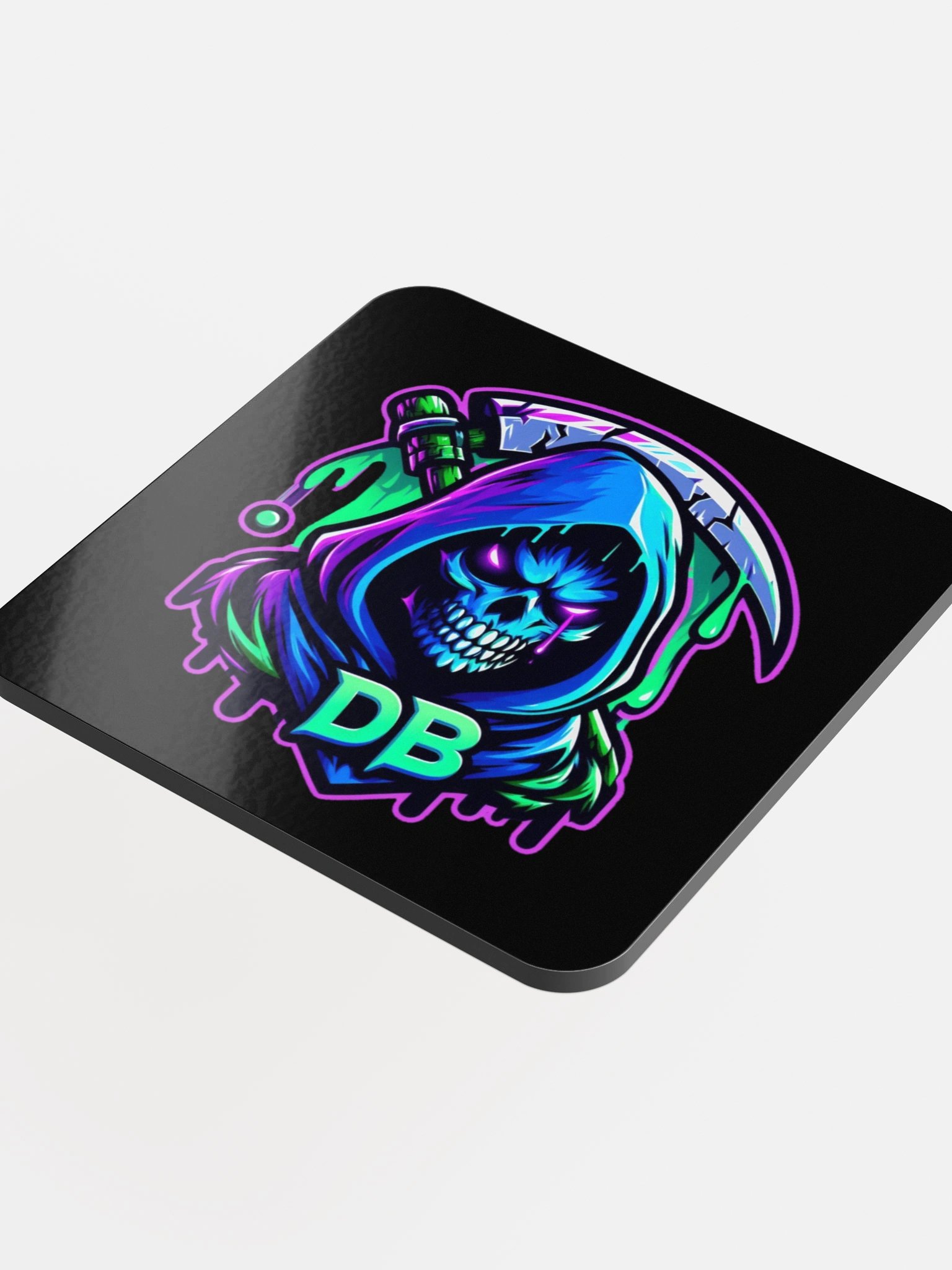 "Reaper" Premium Glossed Cork Coaster product image (3)