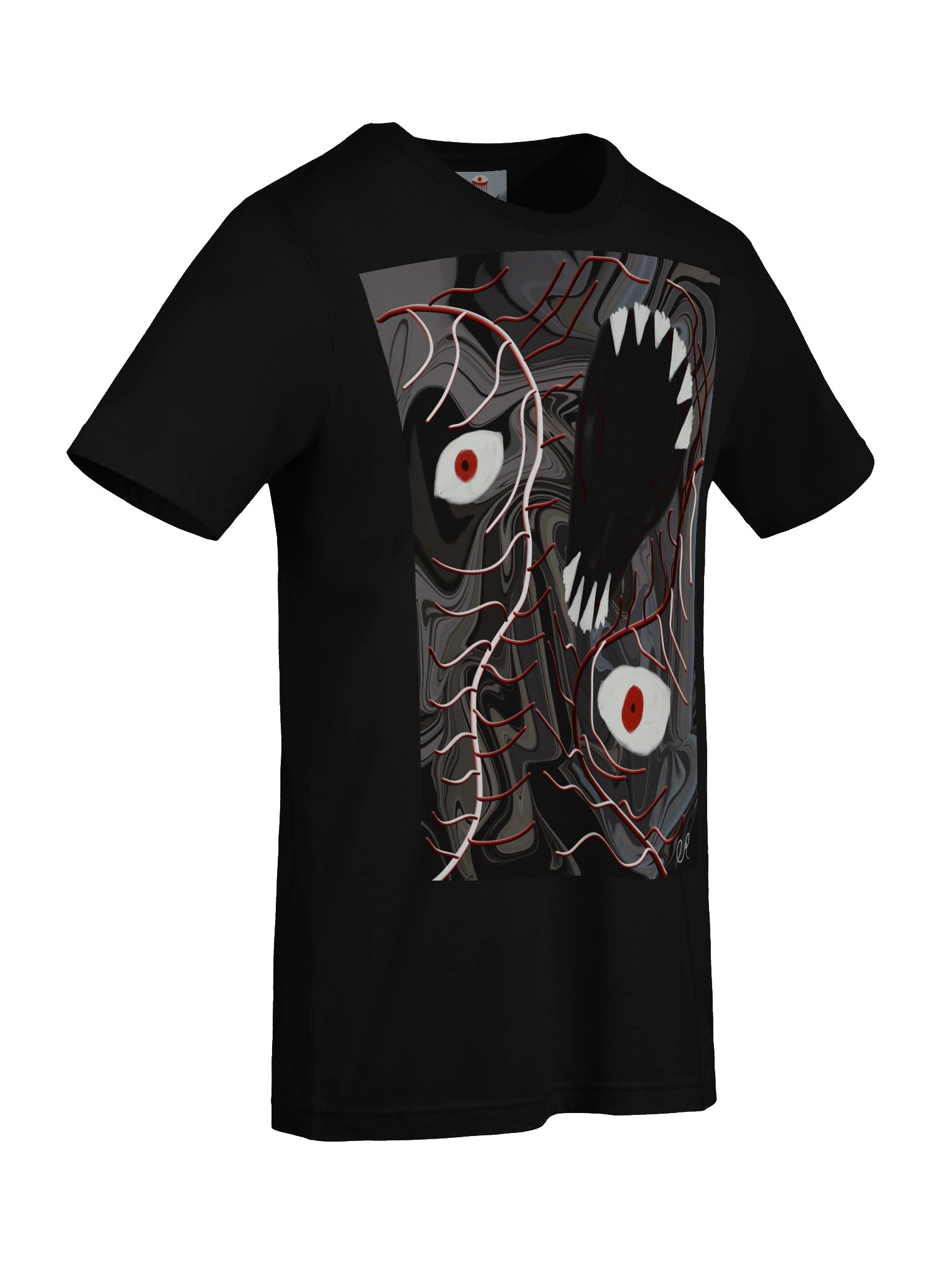 Marbled Eyes Surreal Graphic Tee product image (9)