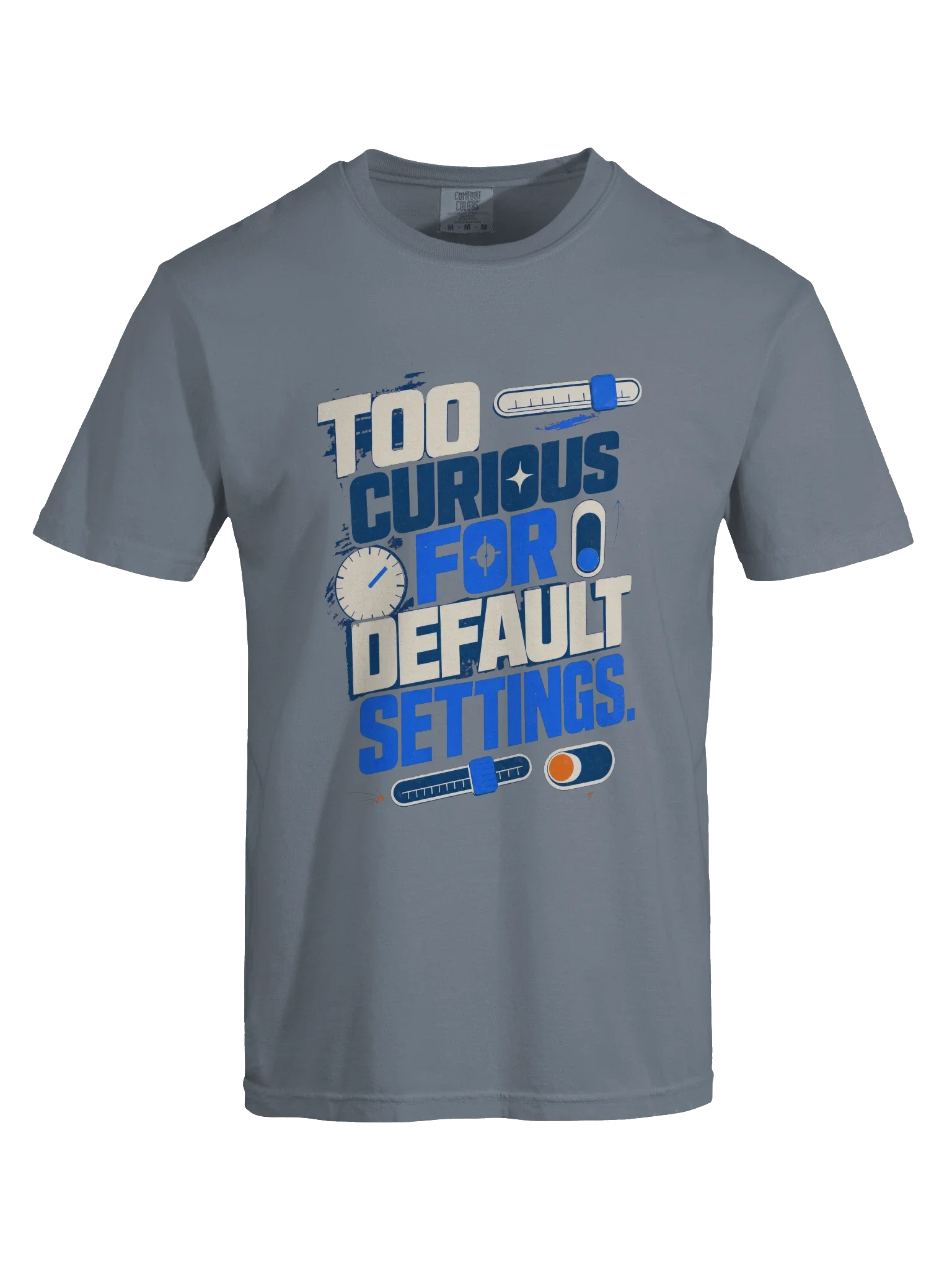 Too Curious for Default Settings Tee — view 5