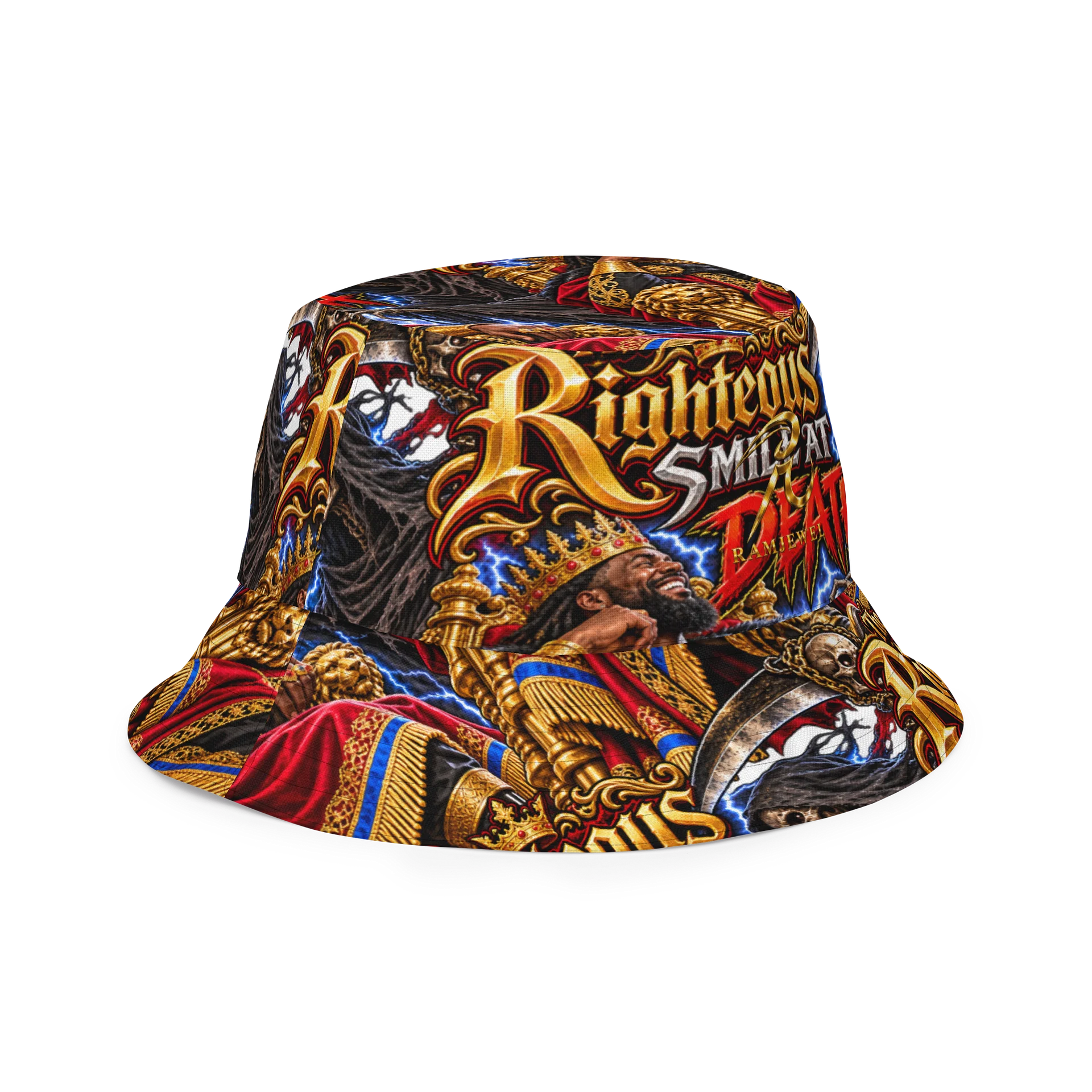 The Righteous Smile at Death Reversible Bucket Hat product image (3)