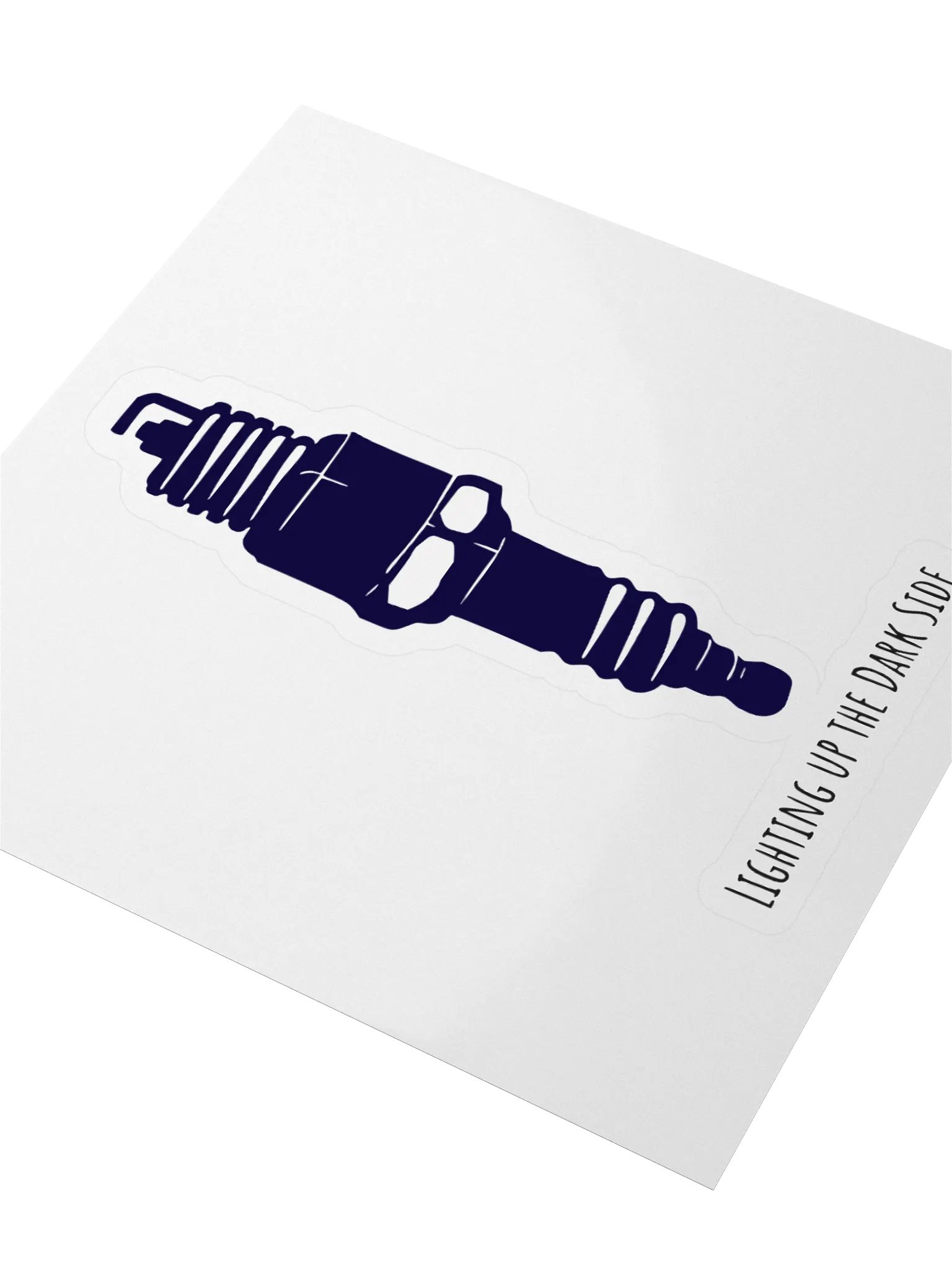 Spark Plug Warrior Kiss Cut Sticker product image (3)