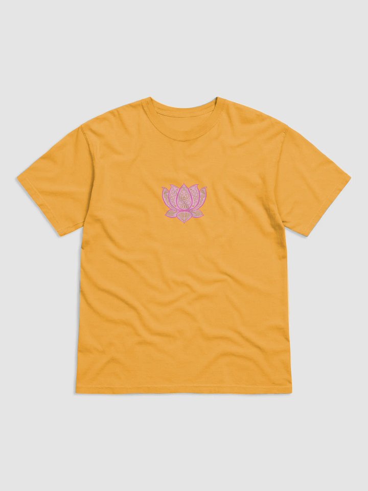 Lotus Blossom Gold-Embossed T-Shirt product image (1)