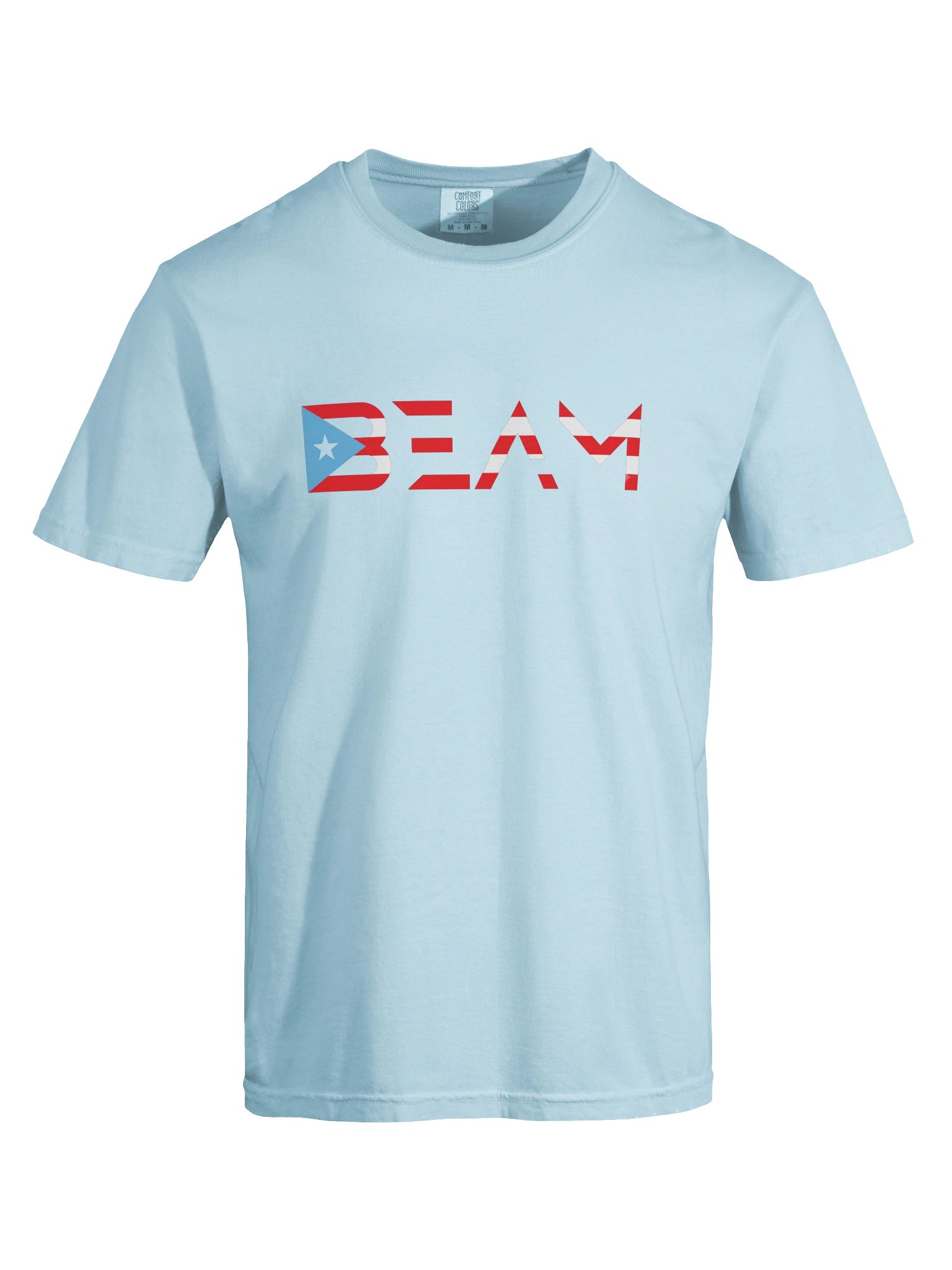BEAM BORIQUA BABY BLUE TSHIRT product image (5)