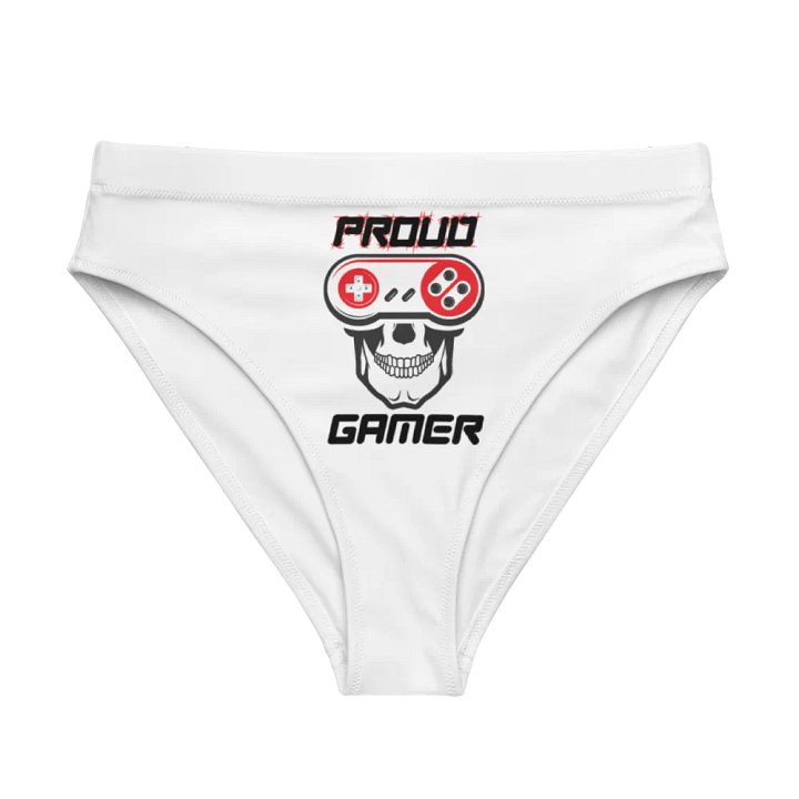 Gamer's Delight Skull Print Bikini Bottom product image (1)
