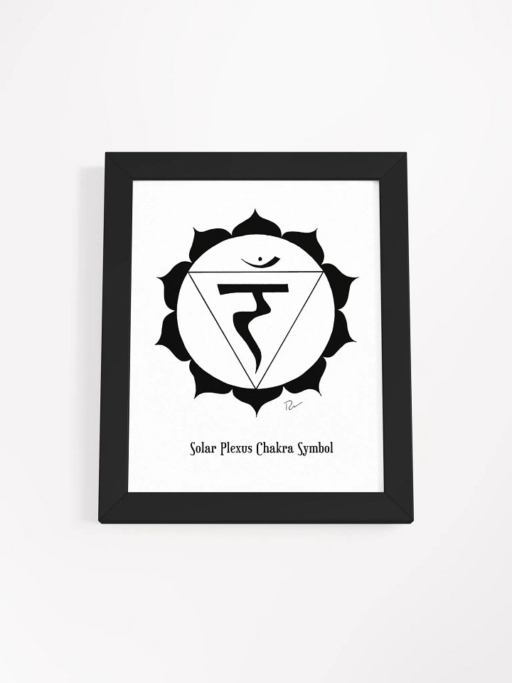 Solar Plexus Chakra Framed Art product image (1)