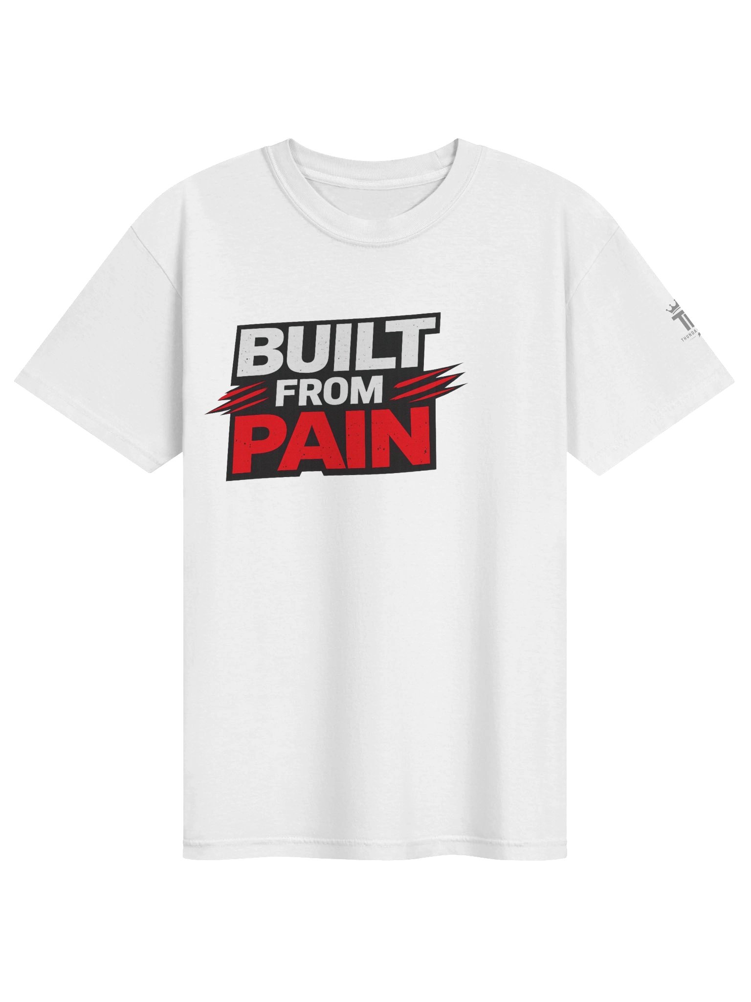 Built From Pain Tee – White Edition product image (1)