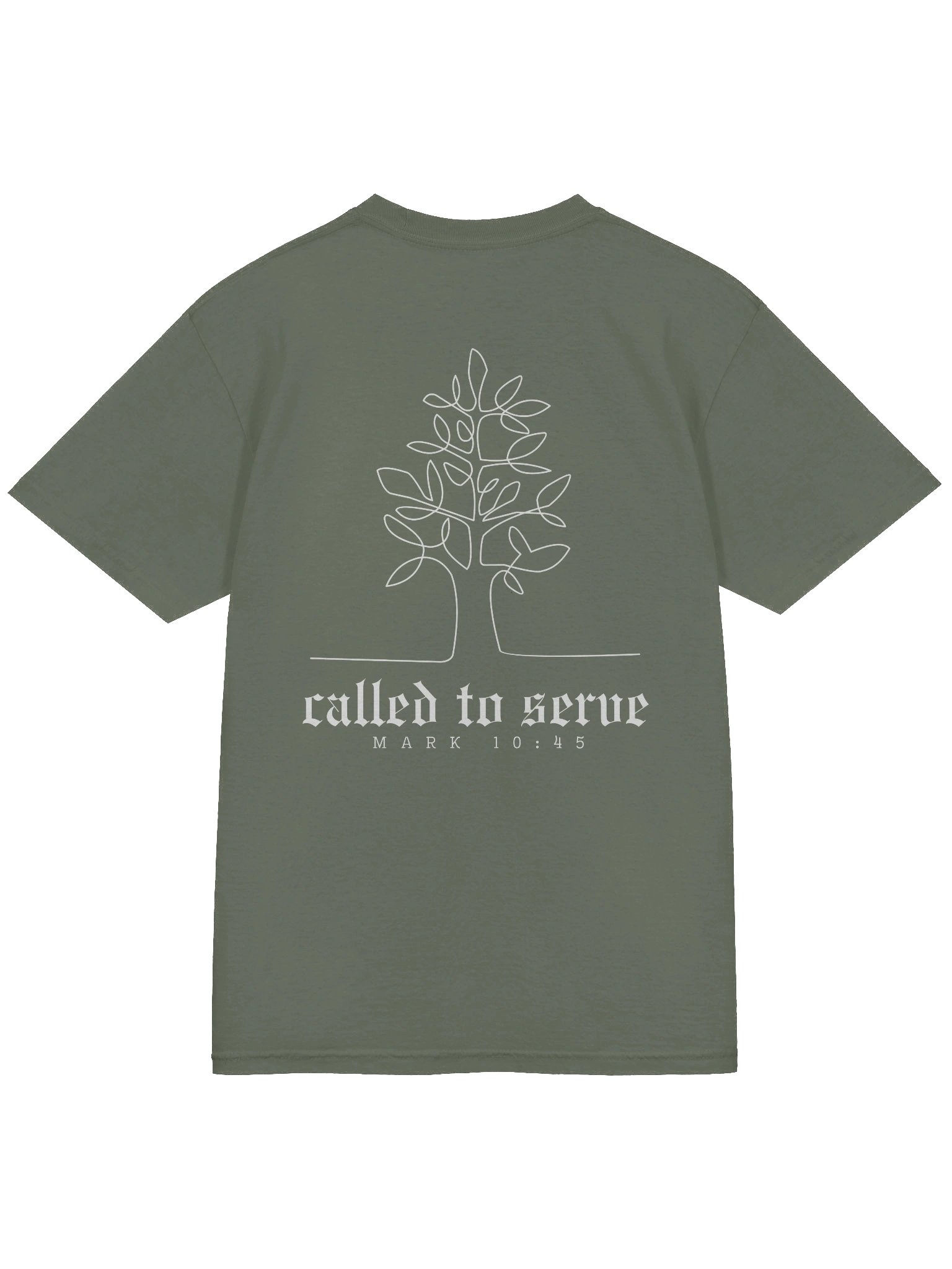 "Called To Serve" Printed Tee product image (5)