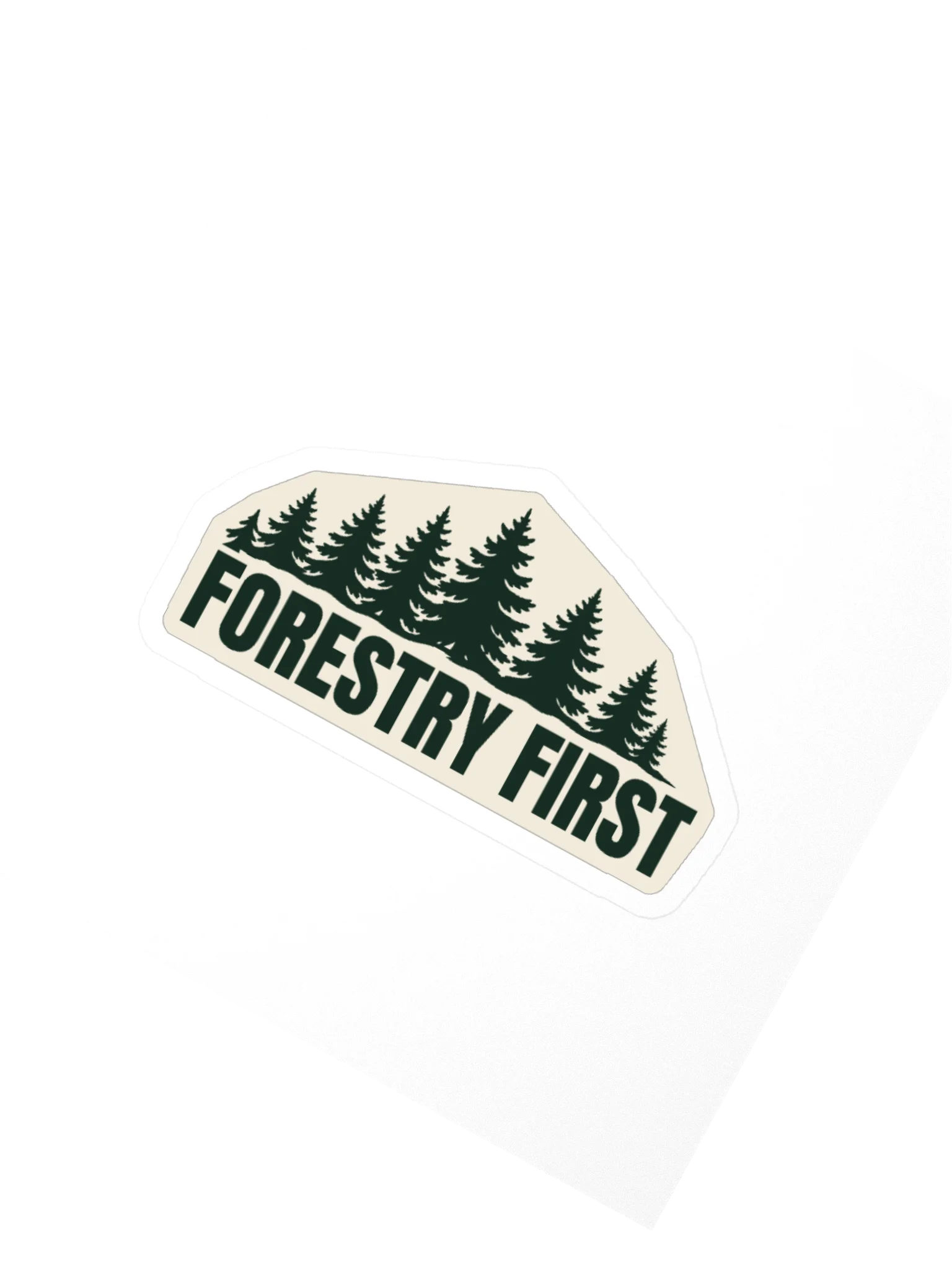 Forestry First — Pine Wordmark Sticker product image (2)