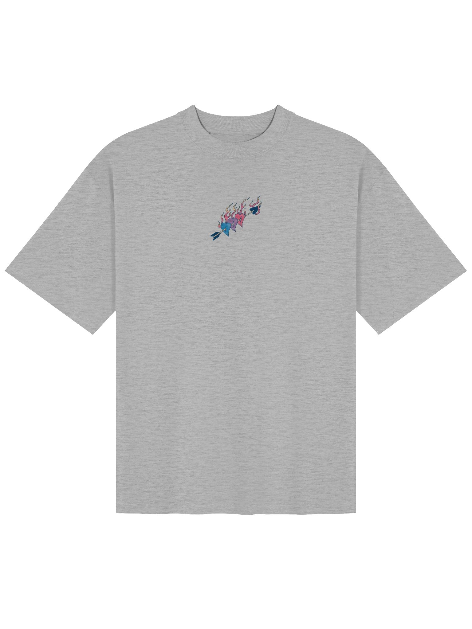 Bisexual Pride Hearts Boxy Tee product image (1)