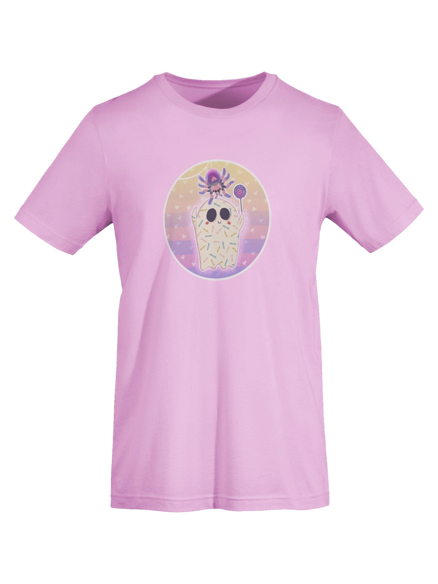 Pastel Little Ghost & Pet Spider - T-Shirt product image (6)