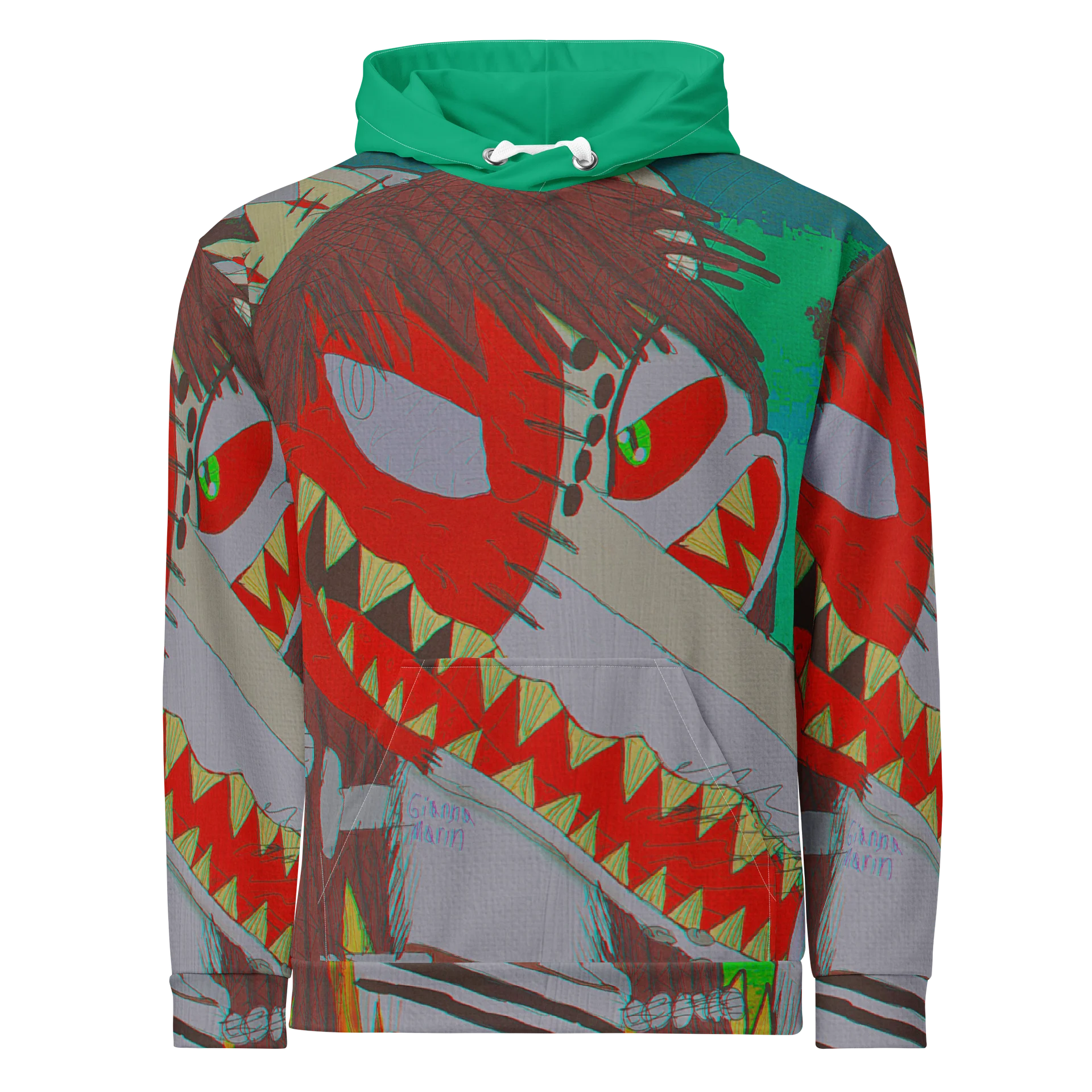 Maceo Grins All-Over Print Hoodie product image (1)