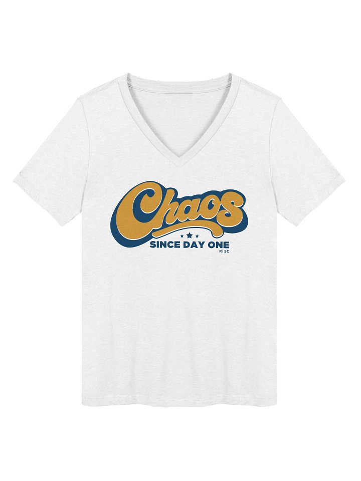 Chaos Since Day One V-neck T-shirt product image (1)