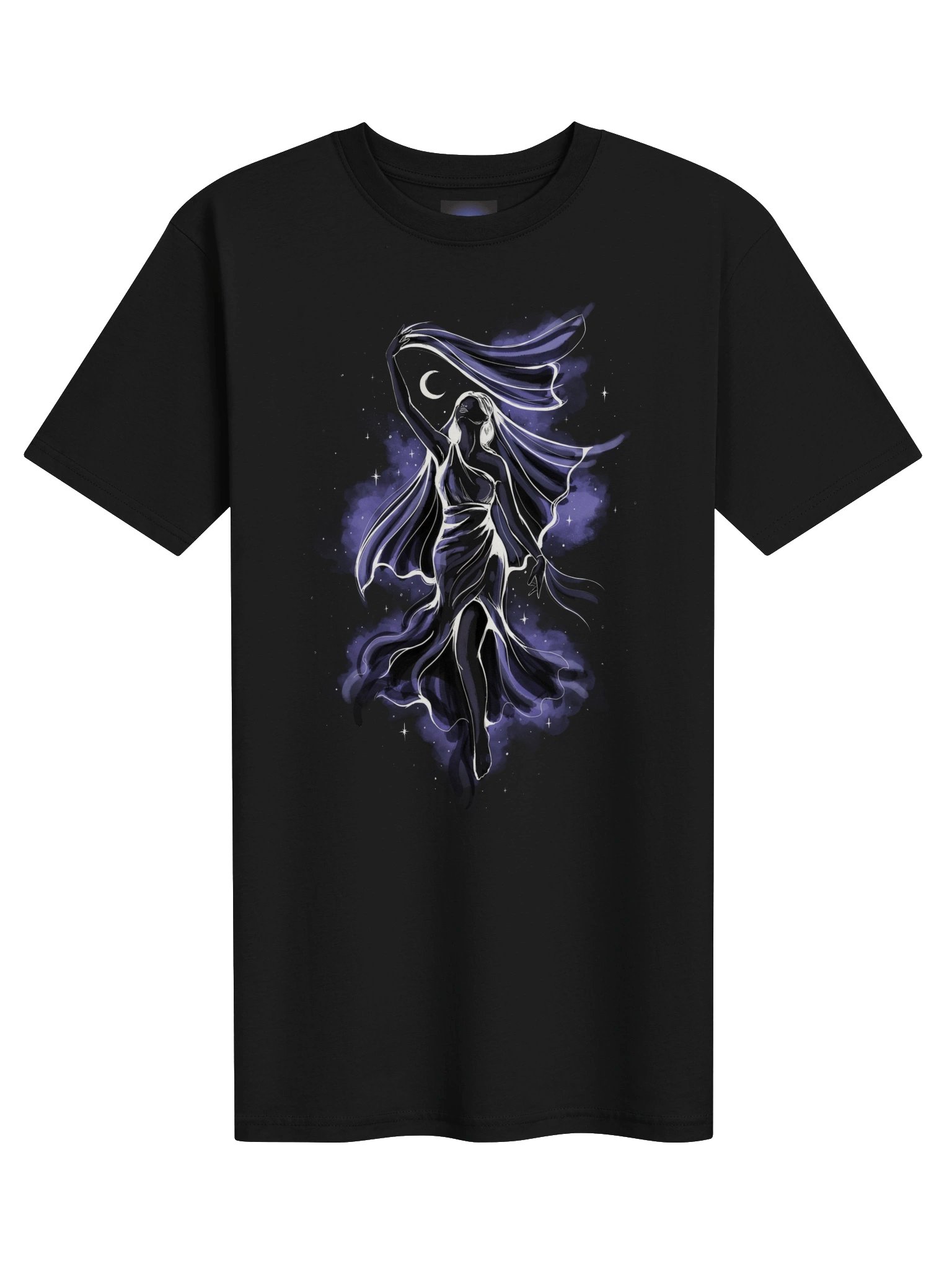 The Celestial Veil // Nebula Dancer Heavyweight Tee product image (3)