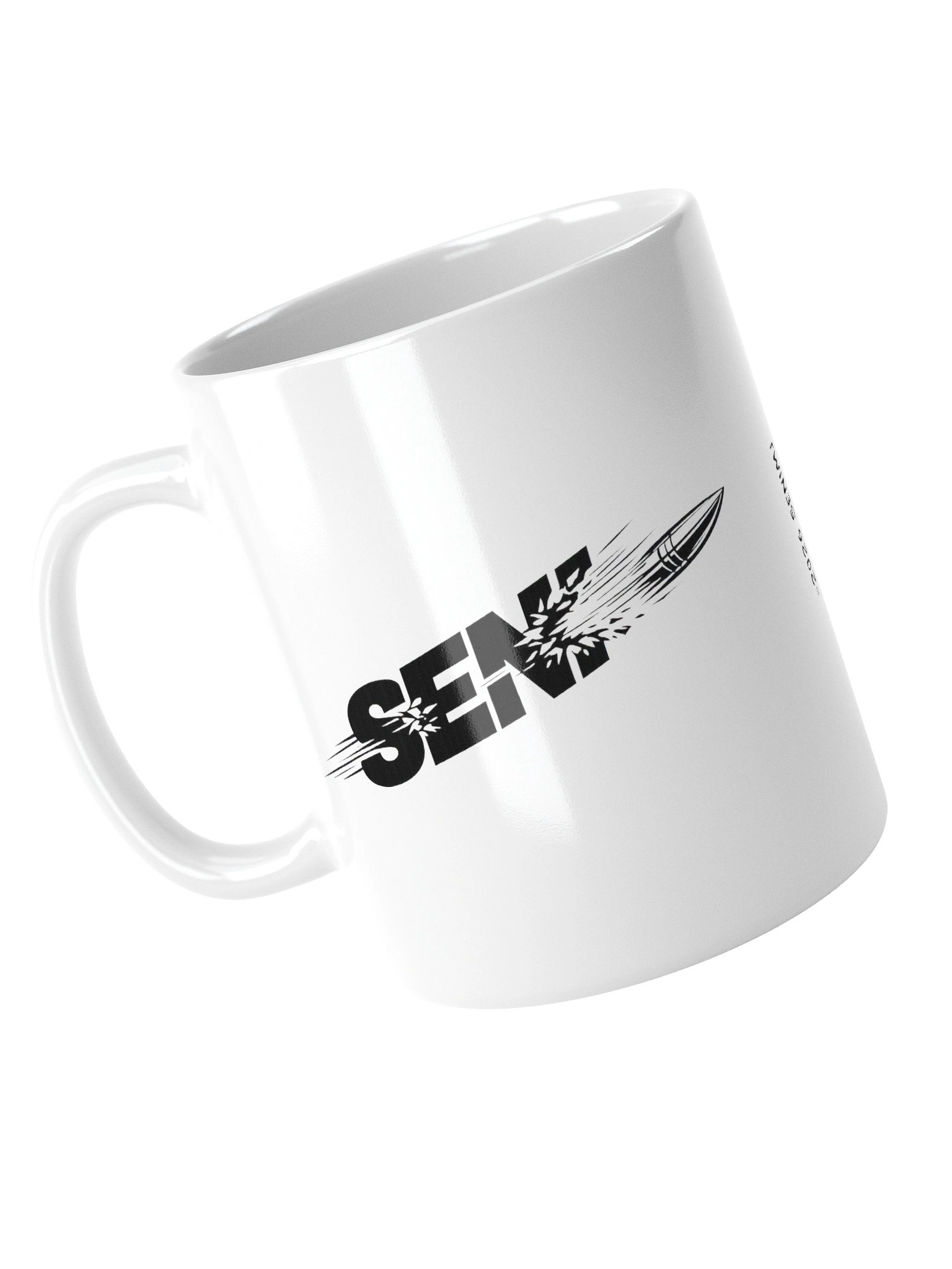 Bullet White Glossy Mug product image (10)