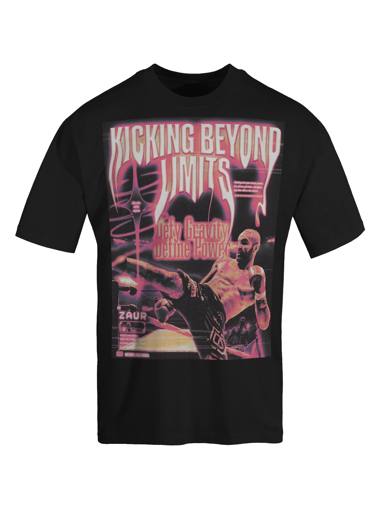 Oversized Tee - Kicking Beyond Limit by Zaur Dzhavadov product image (17)