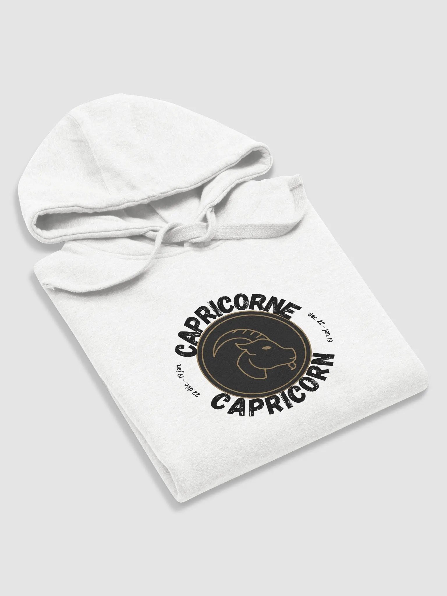Capricorn Astrological Sign - Mystic Goat Emblem Hoodie product image (5)
