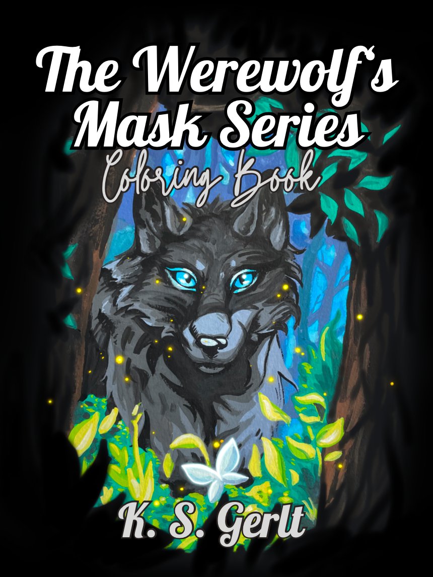 The Werewolf's Mask Digital Coloring Book product image (1)