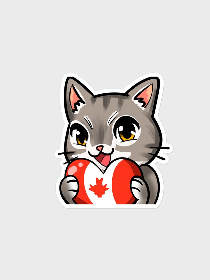 Canadian Heart Sticker product image (1)