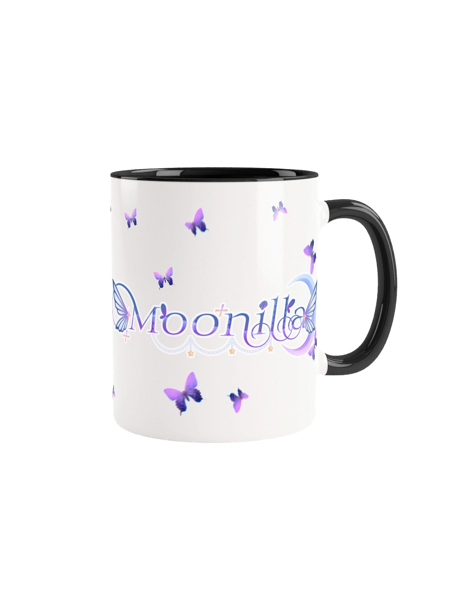 Moon Mermaid Moonilla Mug (Colored Inside, Left Handed) product image (6)