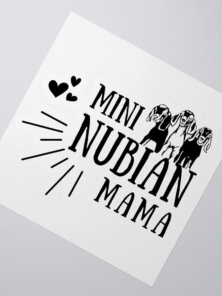 Mini Nubian Mama KISS Cut Stickers product image (10)