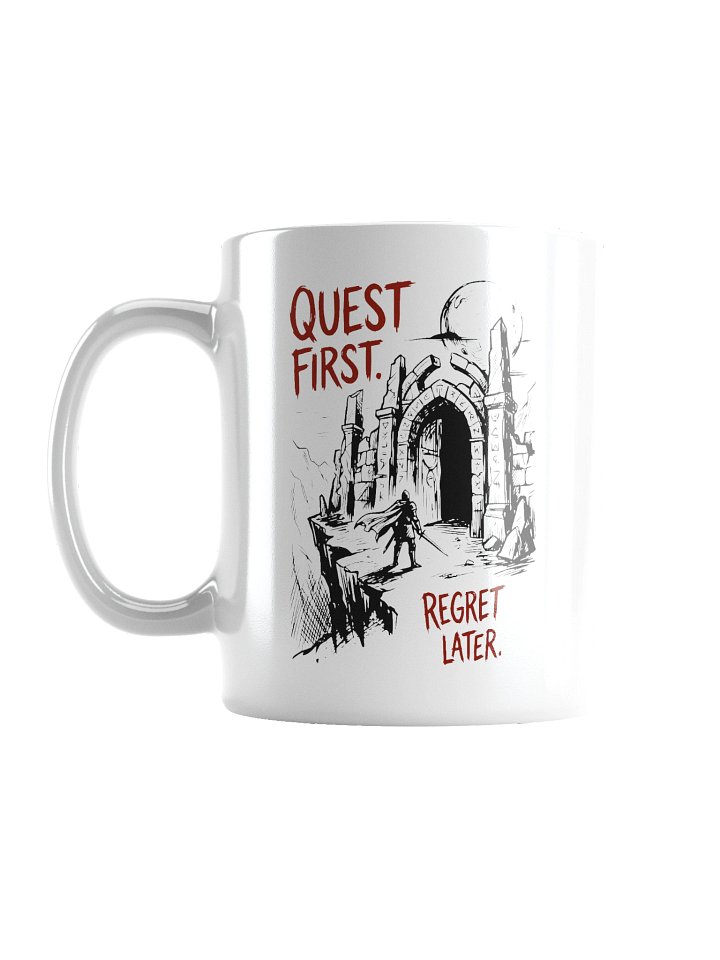 Quest First. Regret Later Mug product image (1)