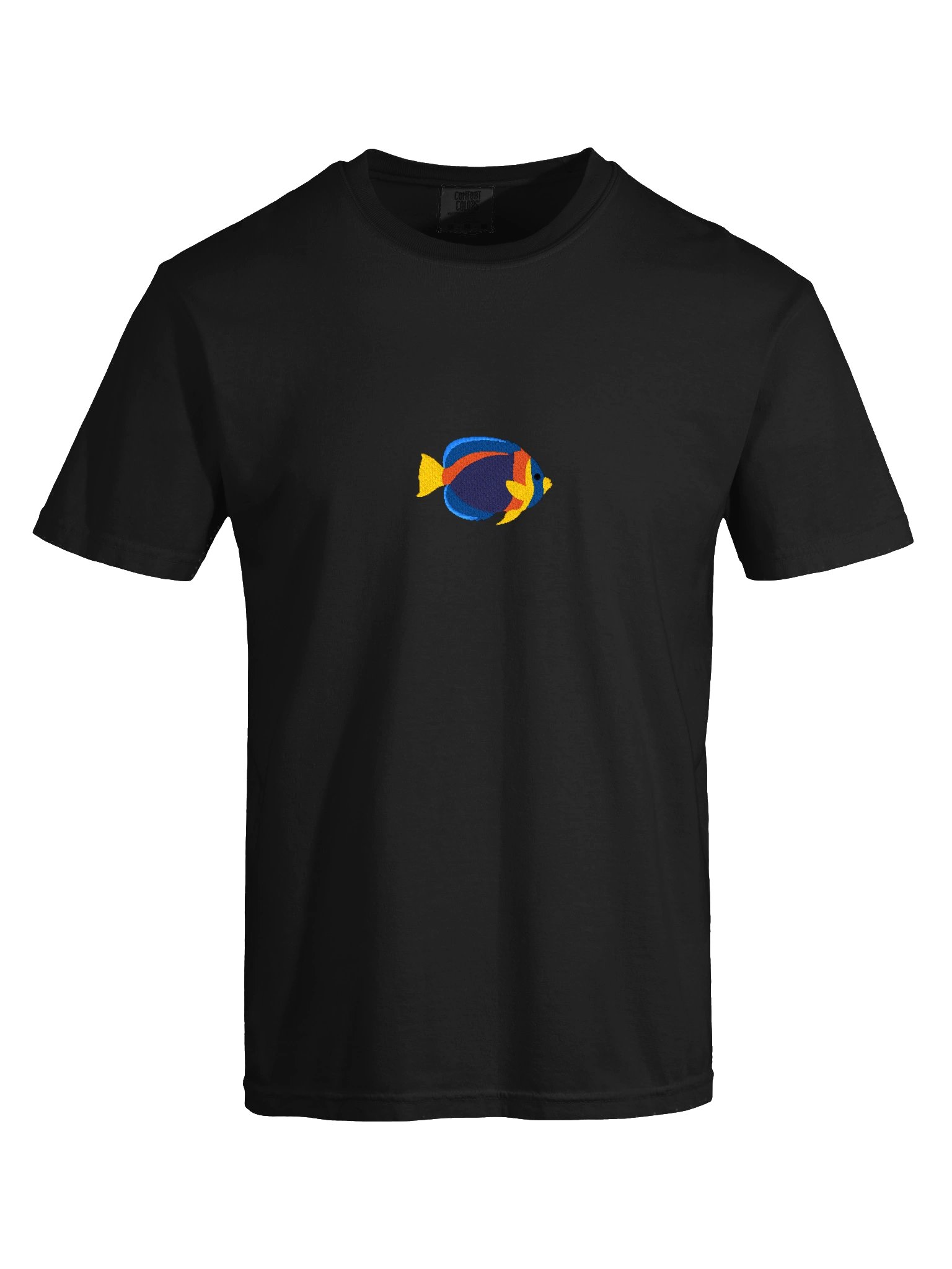 Scribbled Angelfish Premium T-Shirt (Embroidered) for Reef and Marine Aquarium Lovers product image (12)