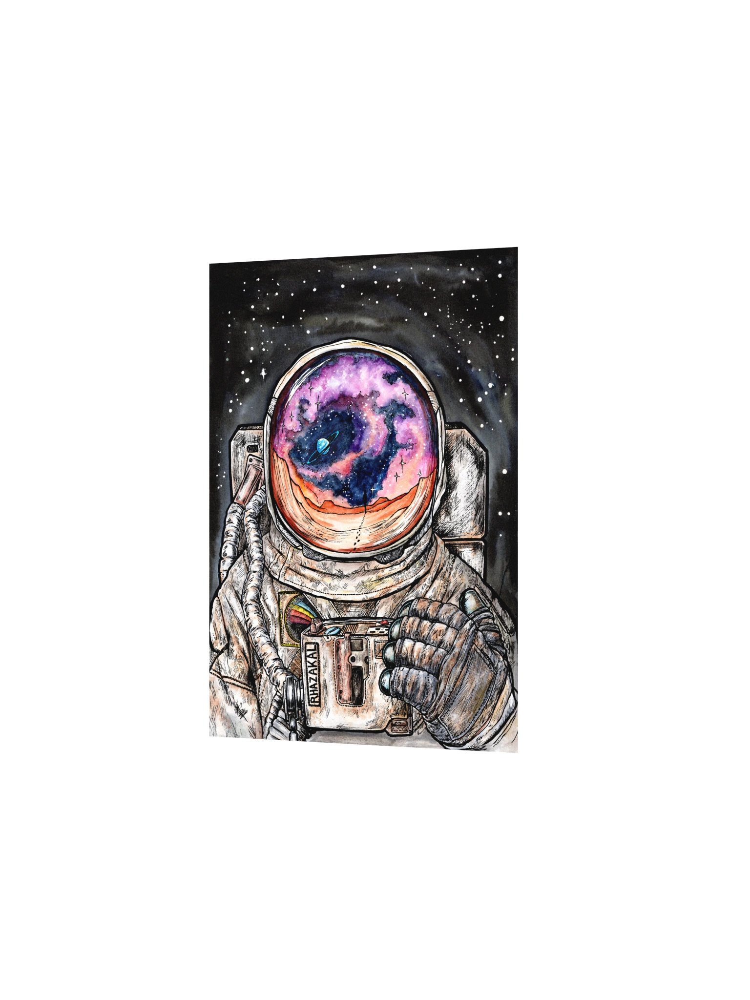 Beyond the Visor — Rhazakal Enhanced Matte Art Print product image (2)