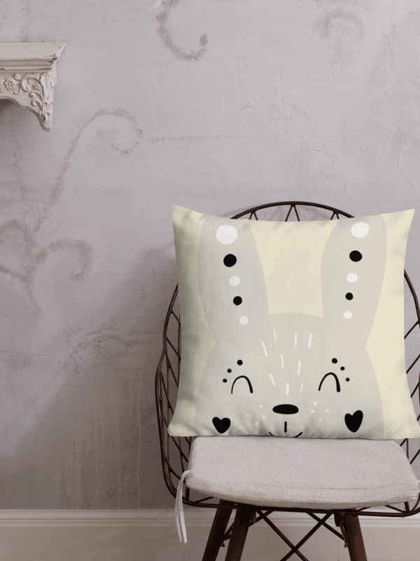 Bunny Bliss All-Over Print Premium Pillow product image (9)