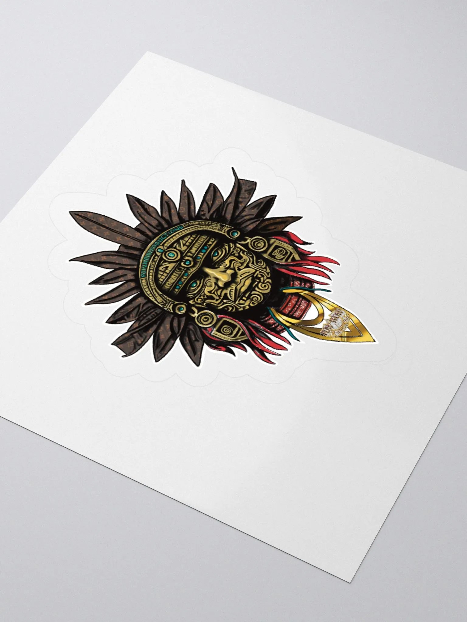 PowWow Head Sticker product image (3)
