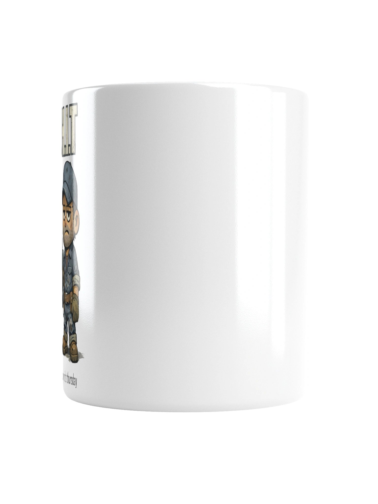 Checked Out Chuck — Smoked Drill Mug product image (6)