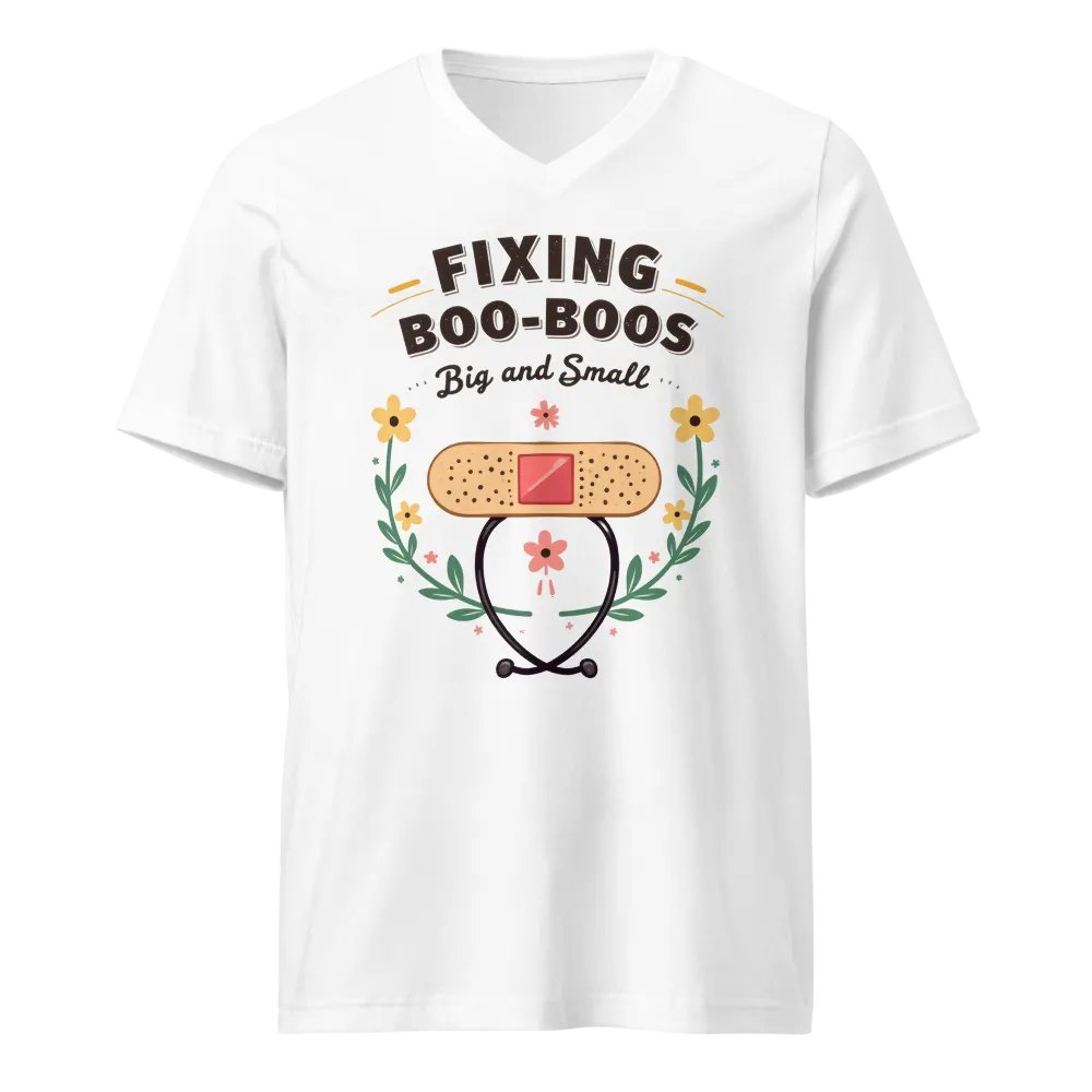 Healing Floral V-Neck Tee product image (1)