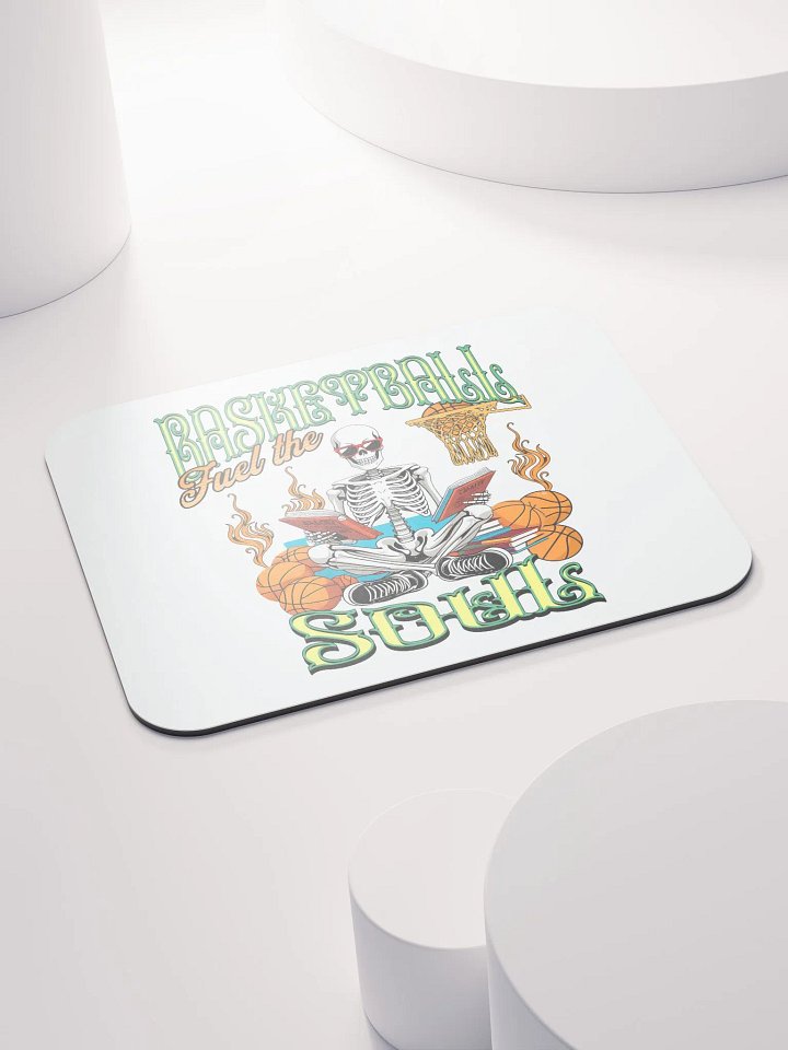 Basketball Fuel The Soul Skeletal Hoop Dreams Mouse Pad product image (2)