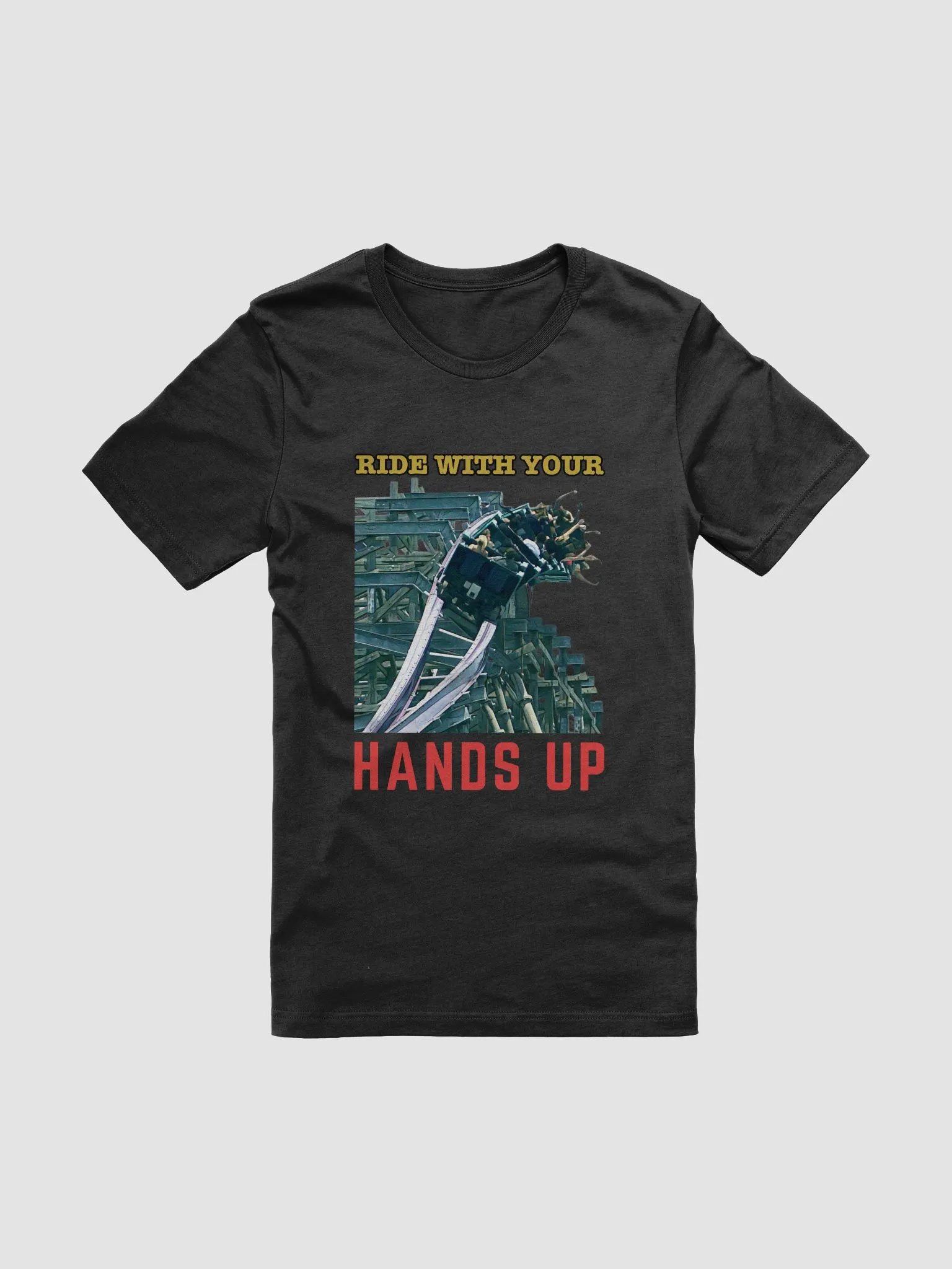 Ride With Your Hands Up Roller Coaster T-Shirt product image (2)