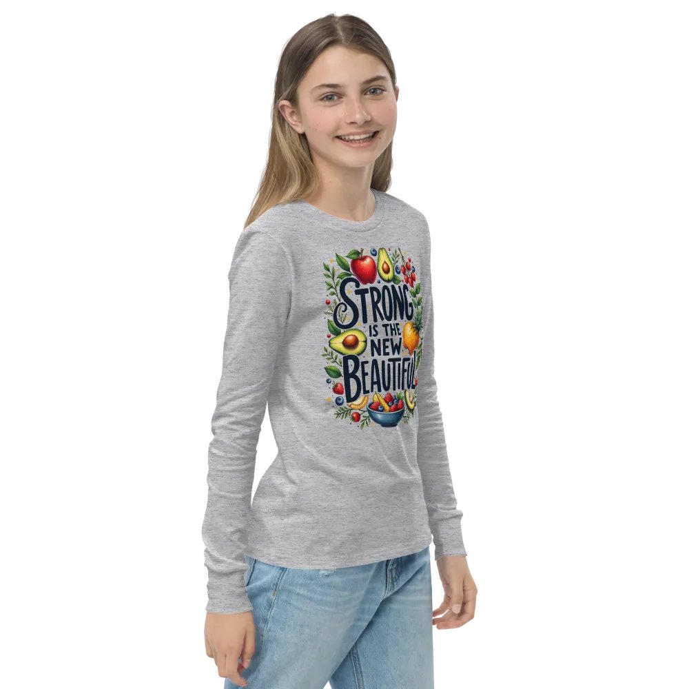 Strong is the New Beautiful Youth Long Sleeve Tee product image (11)